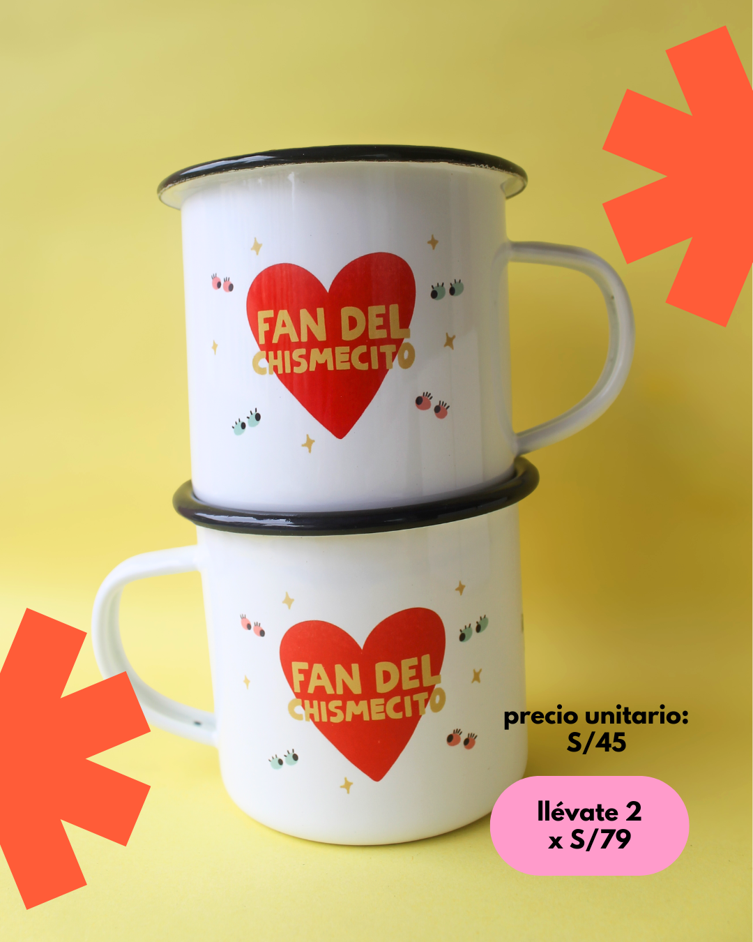 Promo taza "Fan del chismecito"
