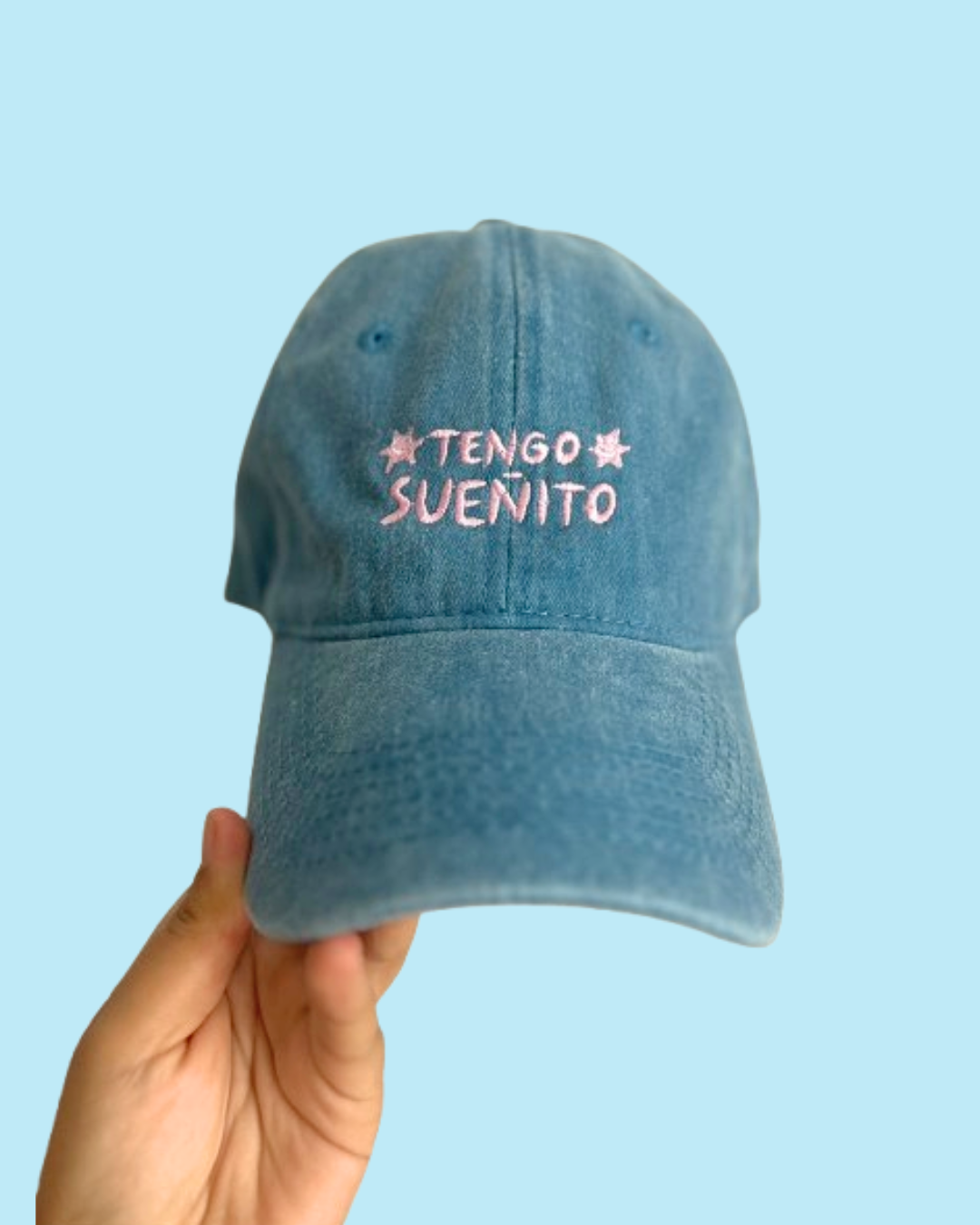 Gorra "Tengo sueñito" jean
