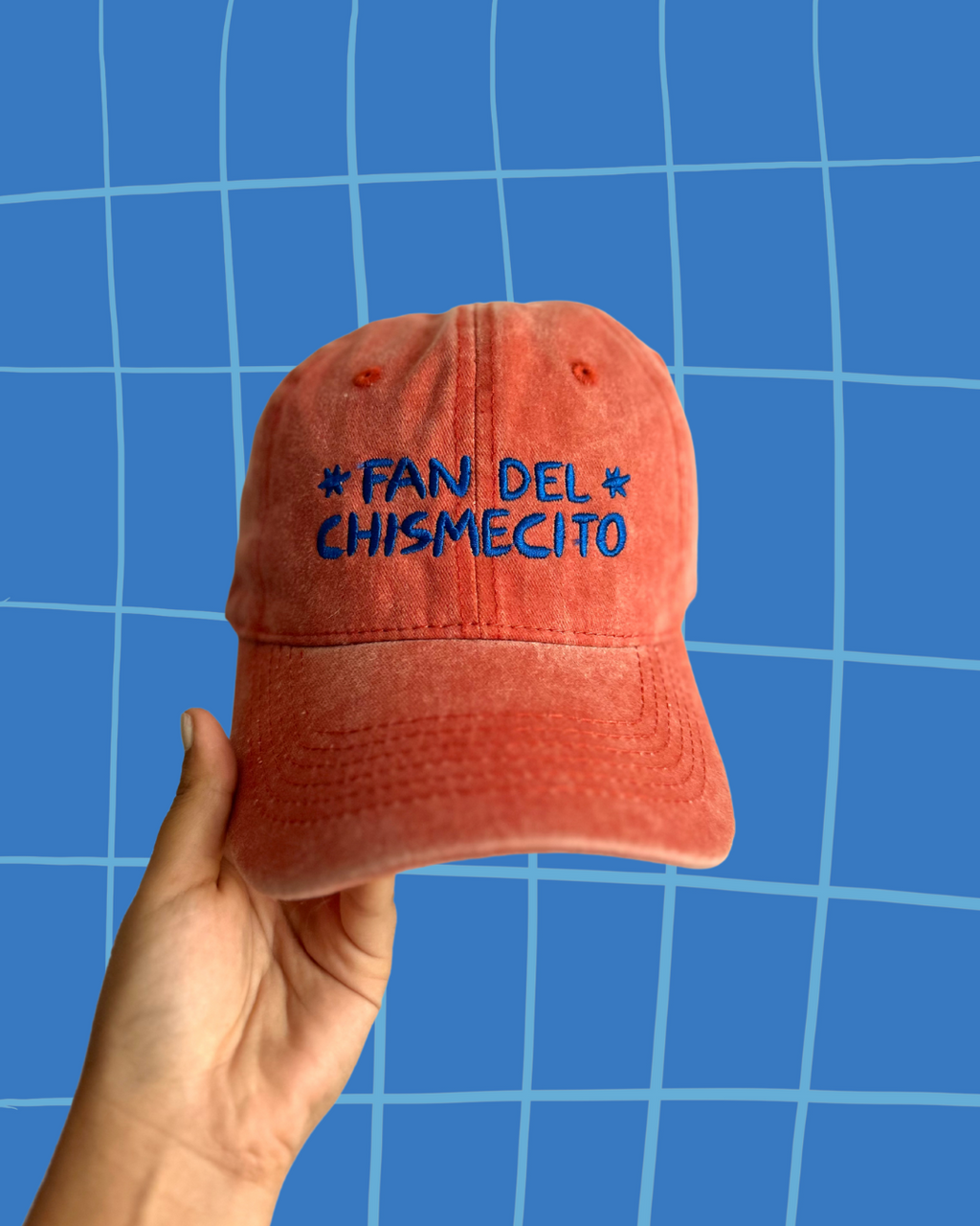 Gorra "Fan del chismecito" naranja