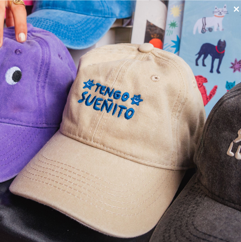 Gorra "Tengo sueñito" beige