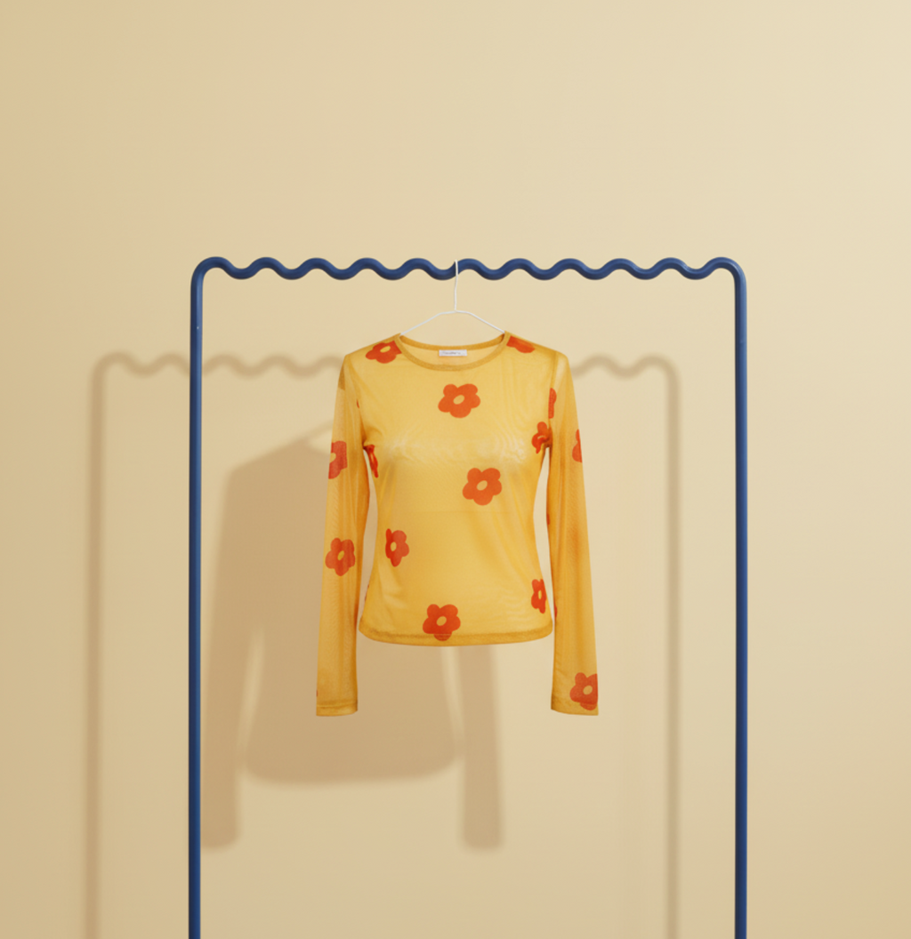 Polo "Margaritas" manga larga