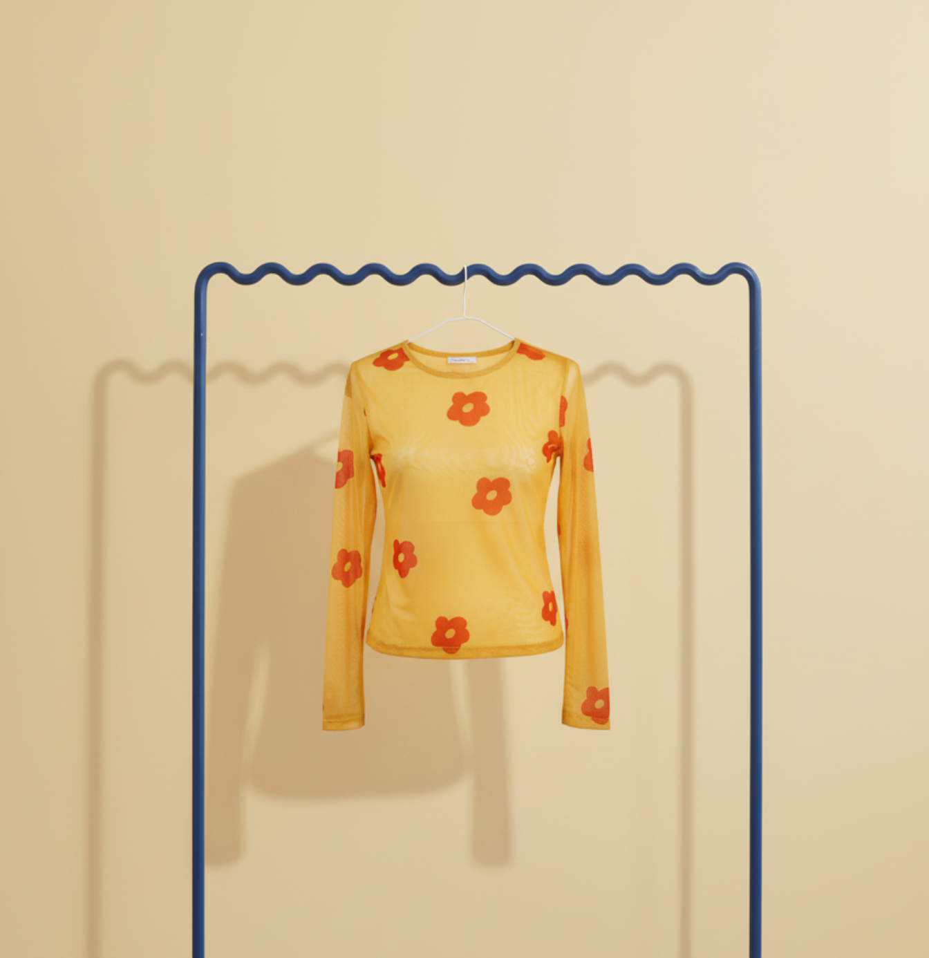 Polo "Margaritas" manga larga