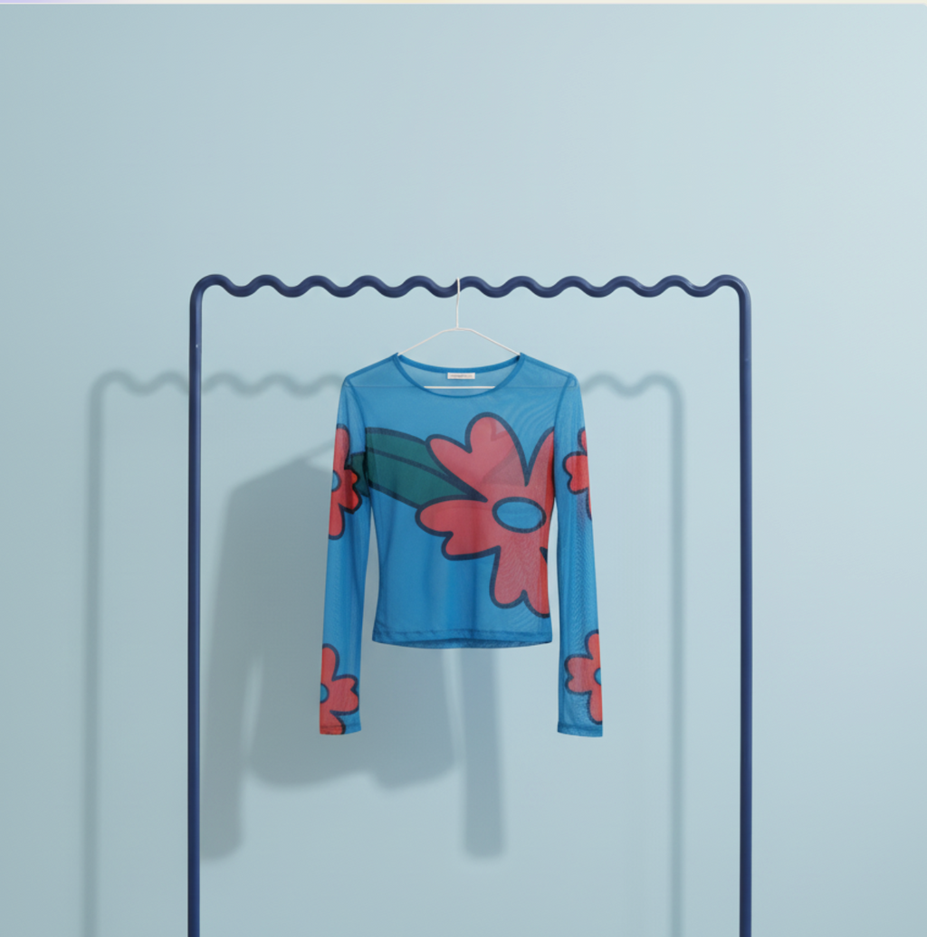 Mesh "Floripondio" manga larga