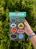 Set de stickers "Tus frases, tus moods"