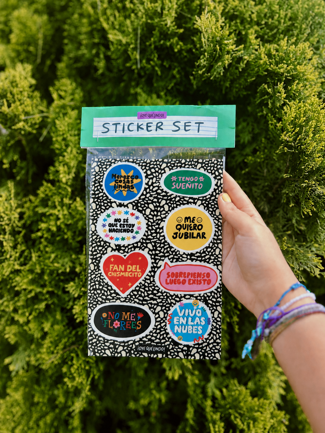 Set de stickers "Tus frases, tus moods"