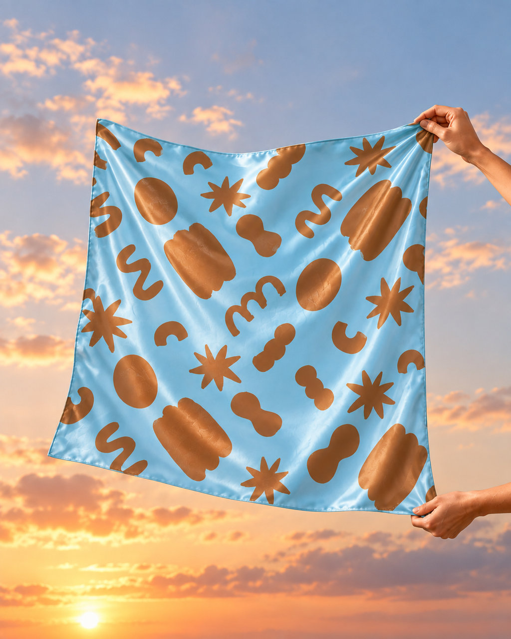 Pañuelo Chicle de café