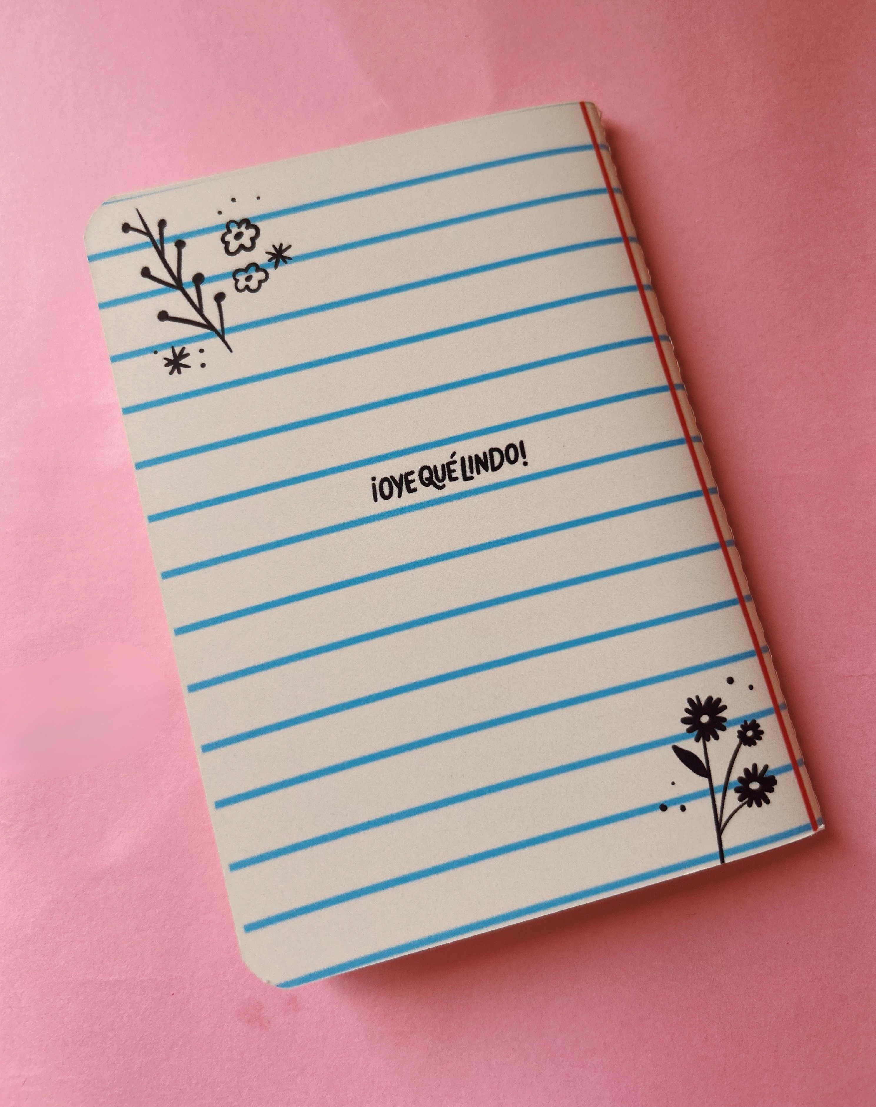 Libreta Flores para mí