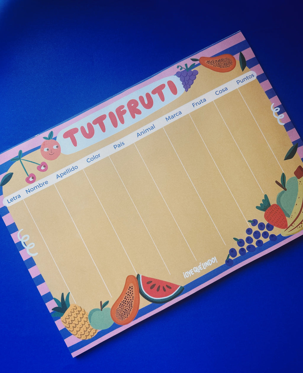Tutifruti Ilustrado