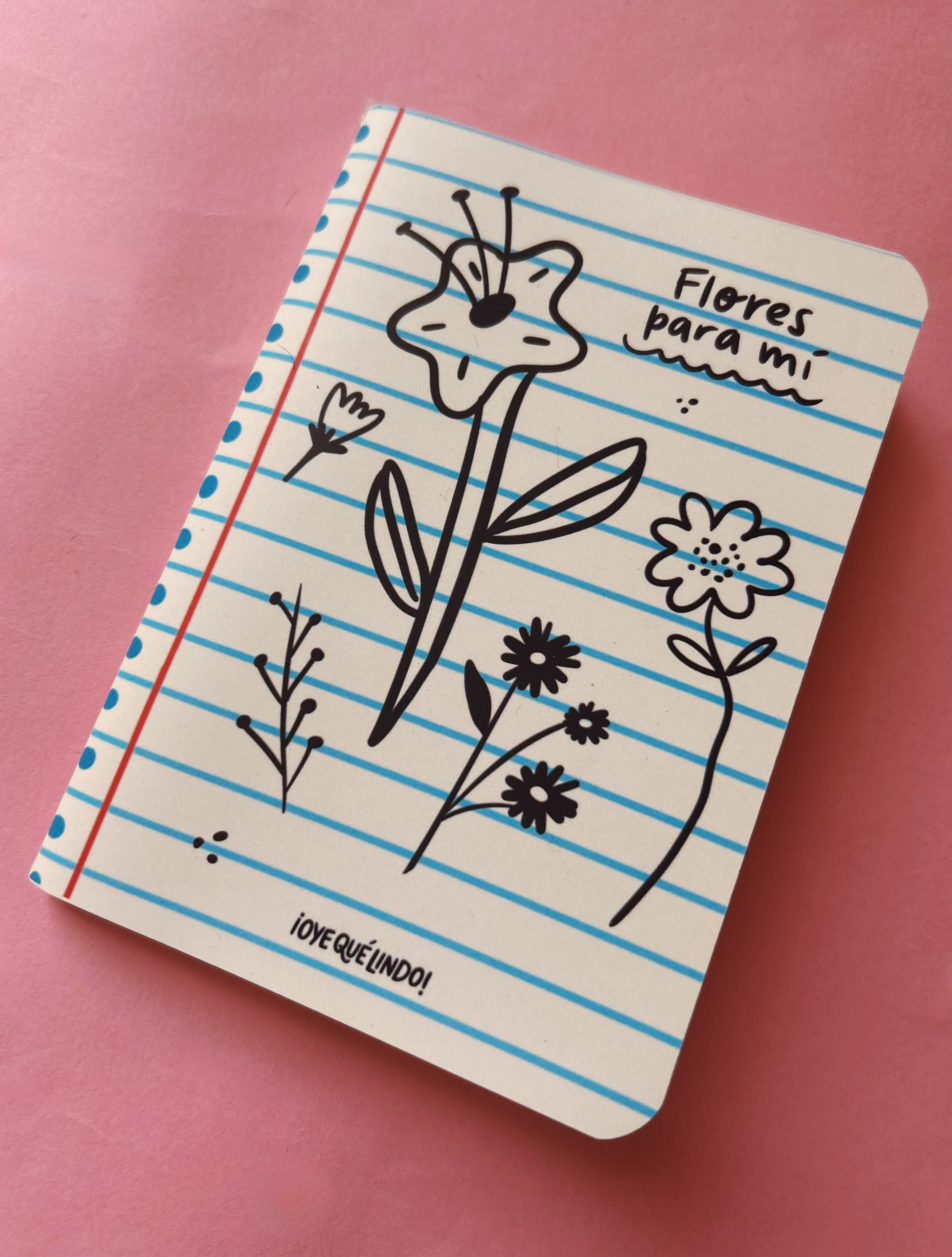 Libreta Flores para mí