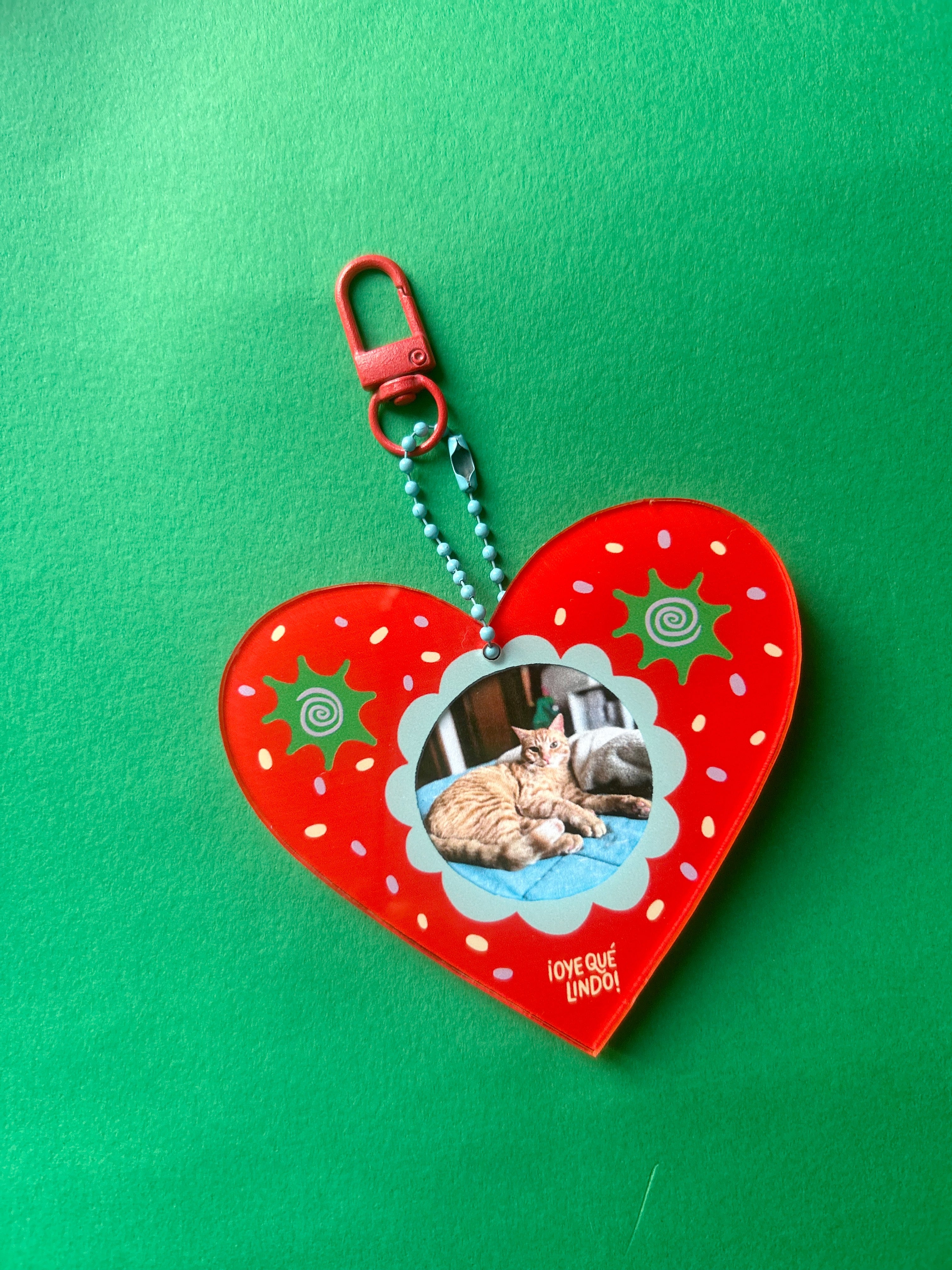 Photo holder "fresa corazón"