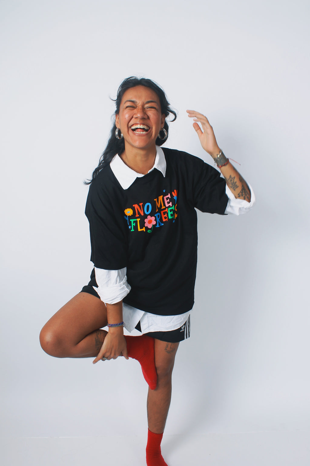 Polo negro No me florees