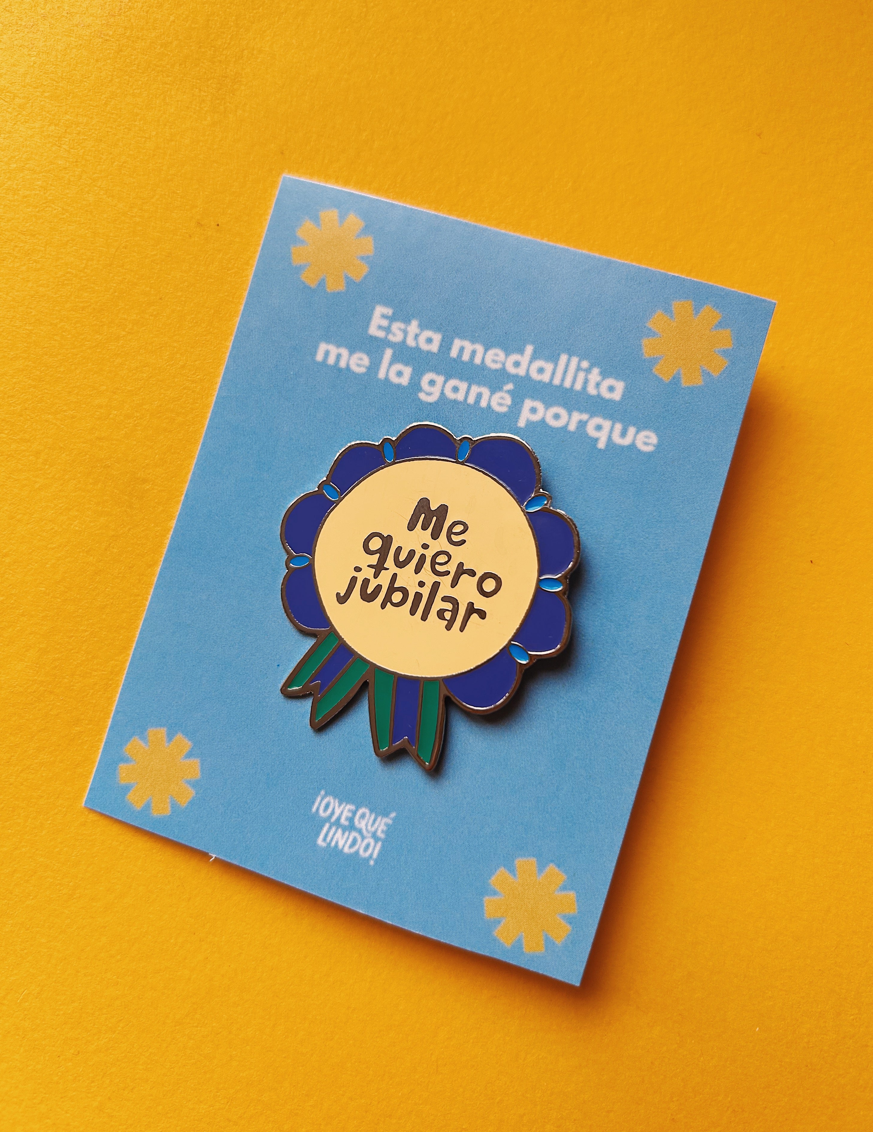 Pin "Me quiero jubilar"