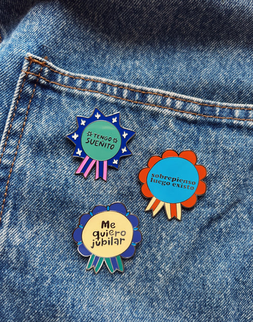 Pin "Me quiero jubilar"