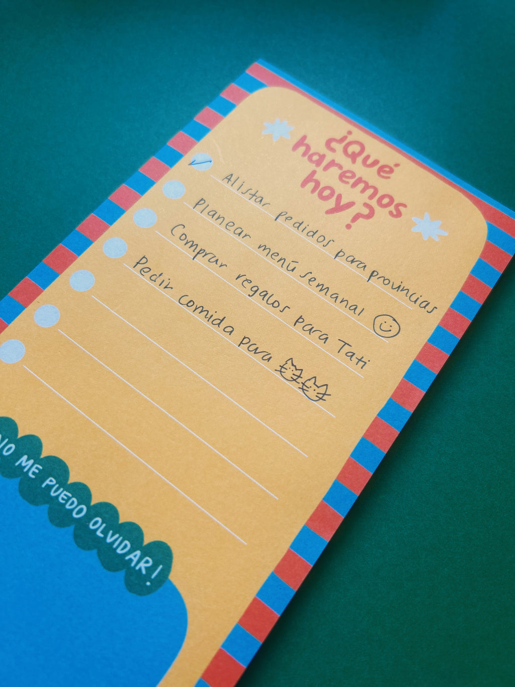 Bloc de Notas "¿Qué haremos hoy?"