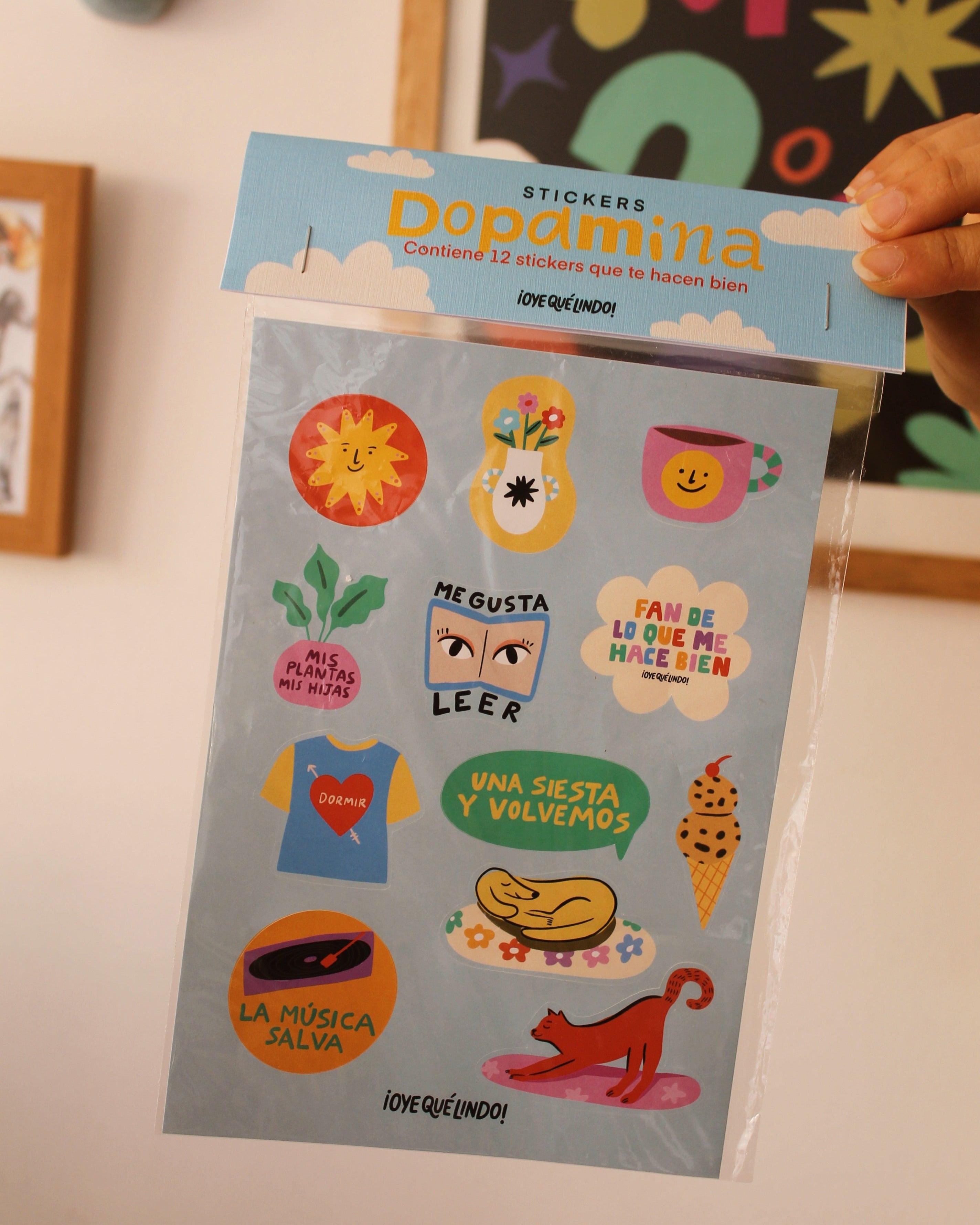 Set de Stickers Dopamina