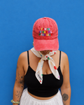 Gorra "Fan de lo que me hace bien" Roja