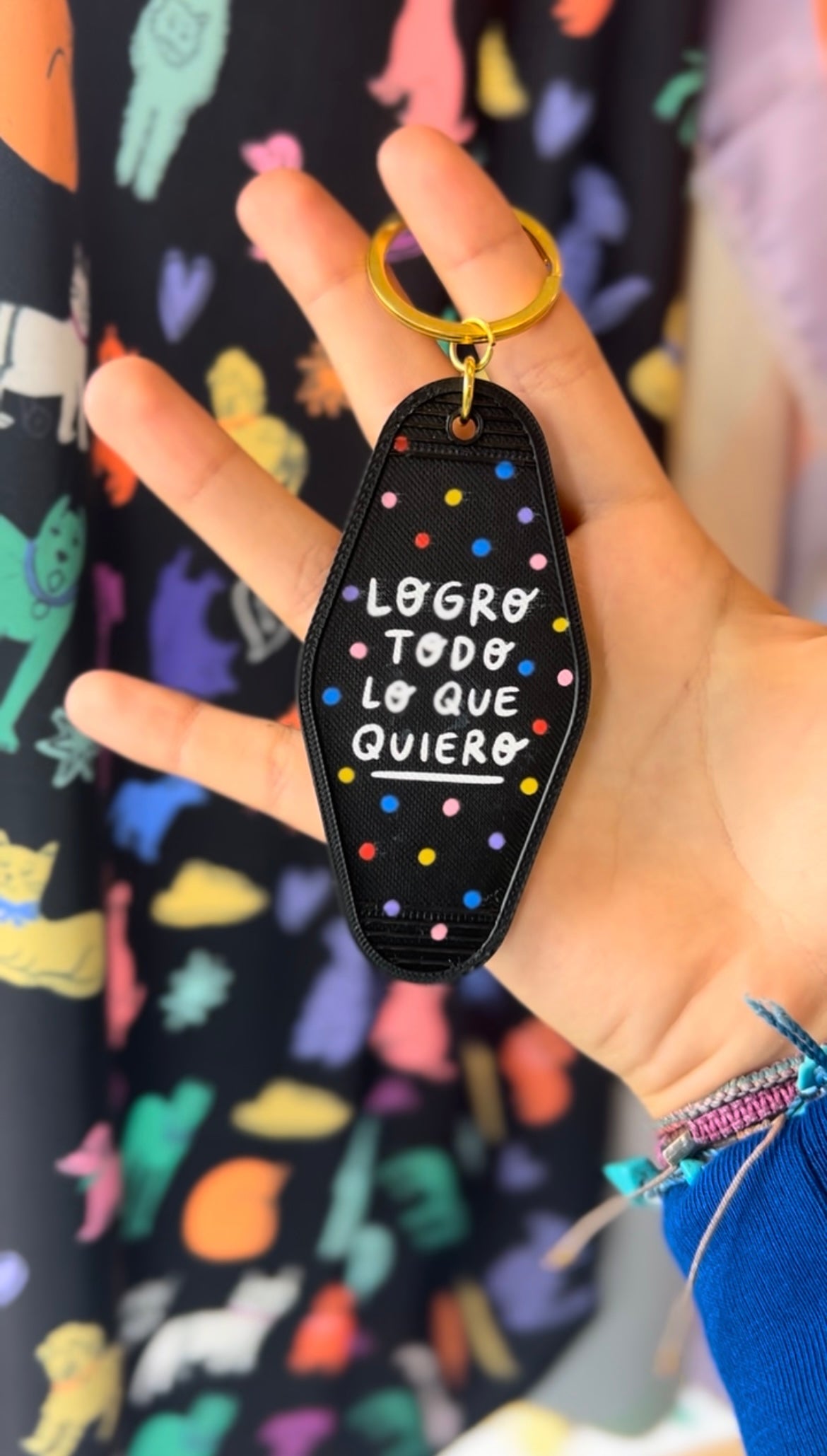 Llavero "Logro todo lo que quiero"