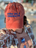 Gorra "Fan del chismecito" naranja