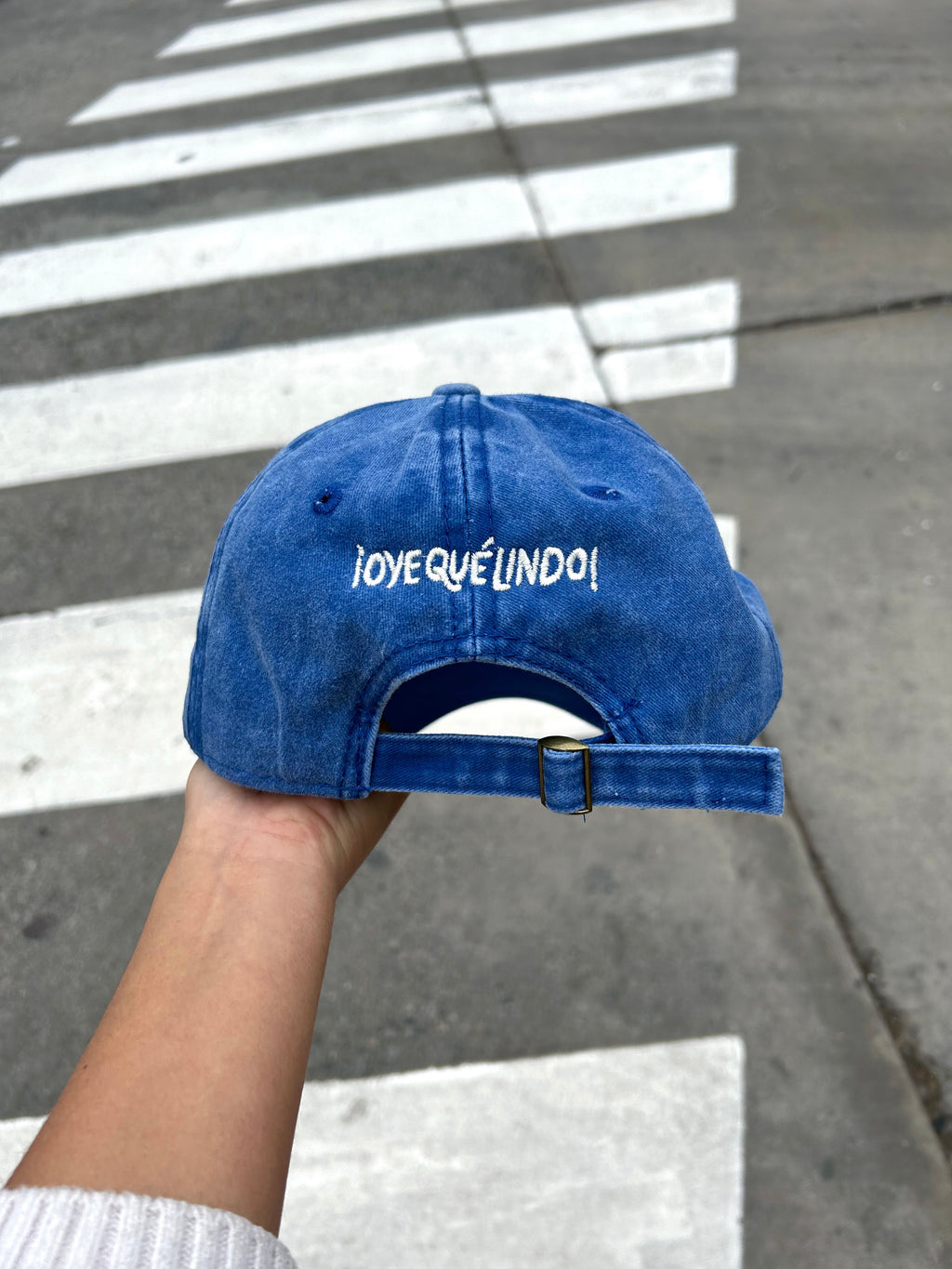 Gorra "Fan del chismecito" azul