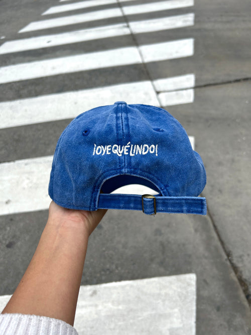 Gorra "Fan del chismecito" azul