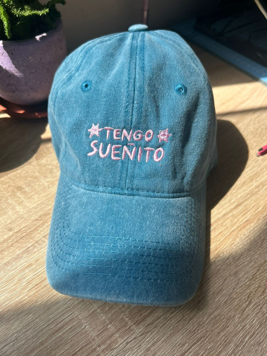 Gorra "Tengo sueñito" jean