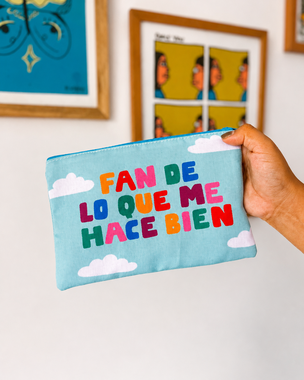 Cartuchera "Fan de lo que me hace bien"