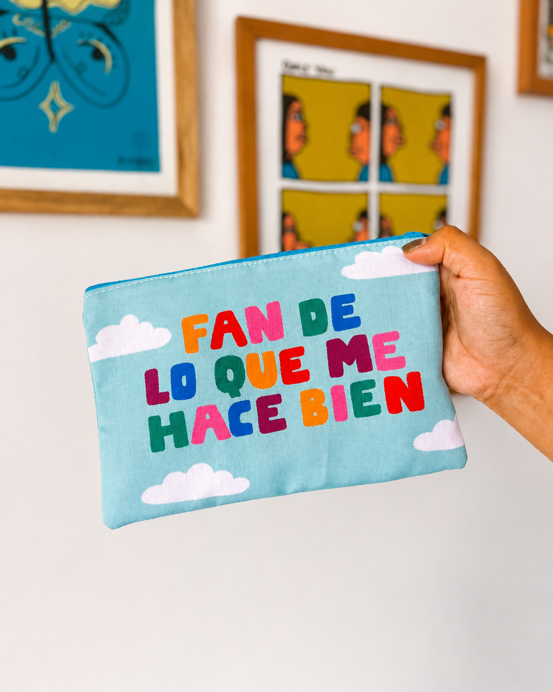 Cartuchera "Fan de lo que me hace bien"