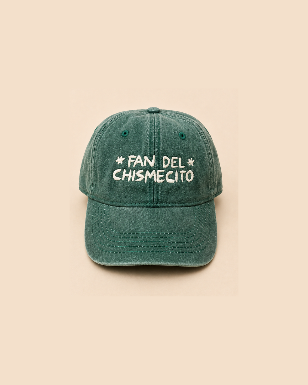 Gorra "Fan del chismecito" verde