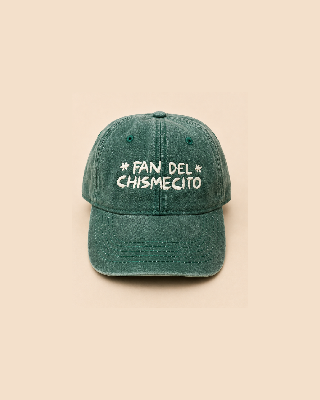 Gorra "Fan del chismecito" verde