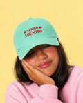 Gorra "Tengo sueñito" verde agua