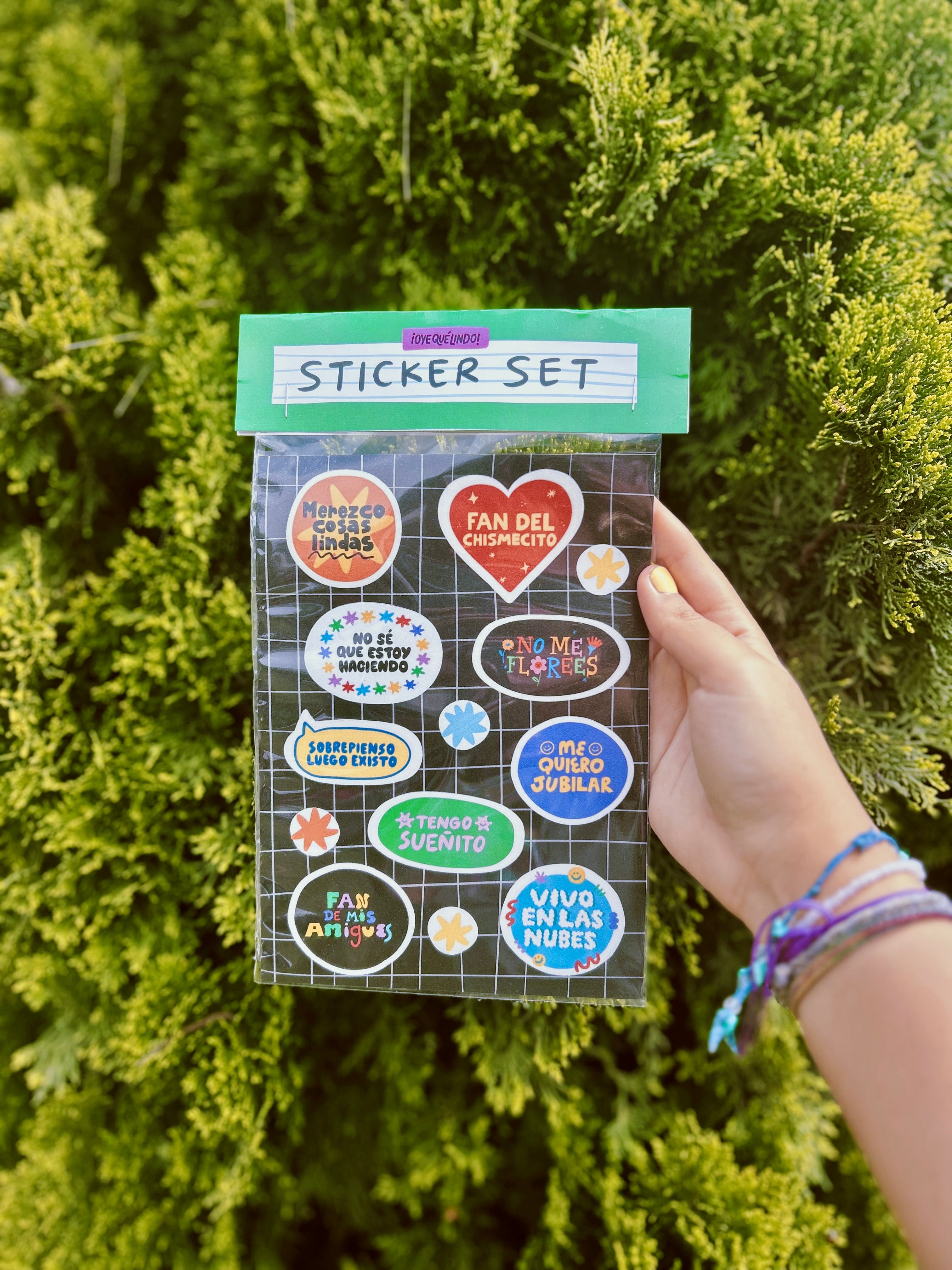 set de 13 stickers de frases