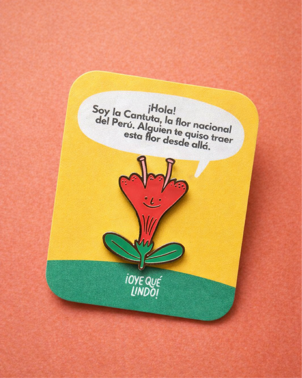 Pin "Flor de la Cantuta"