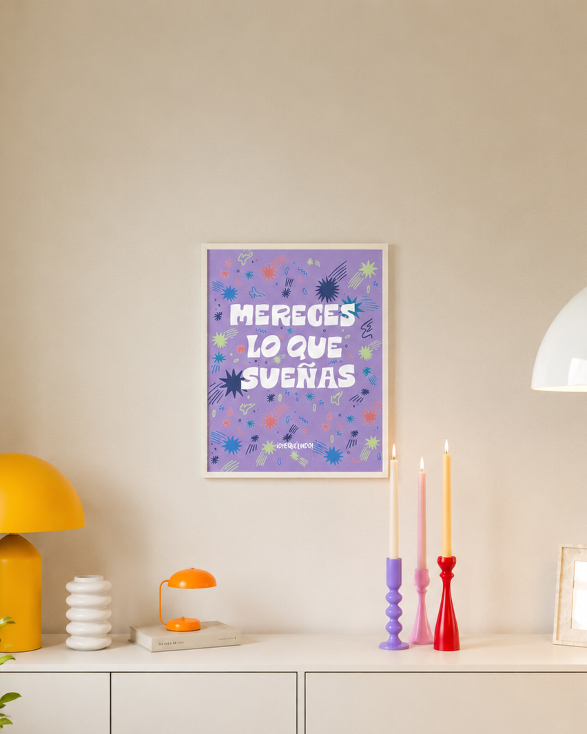 Print "Mereces lo que sueñas"
