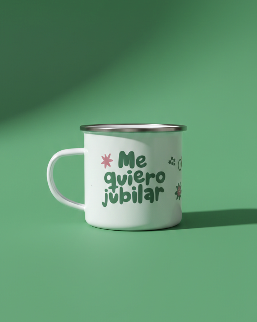 Taza "Me quiero jubilar"
