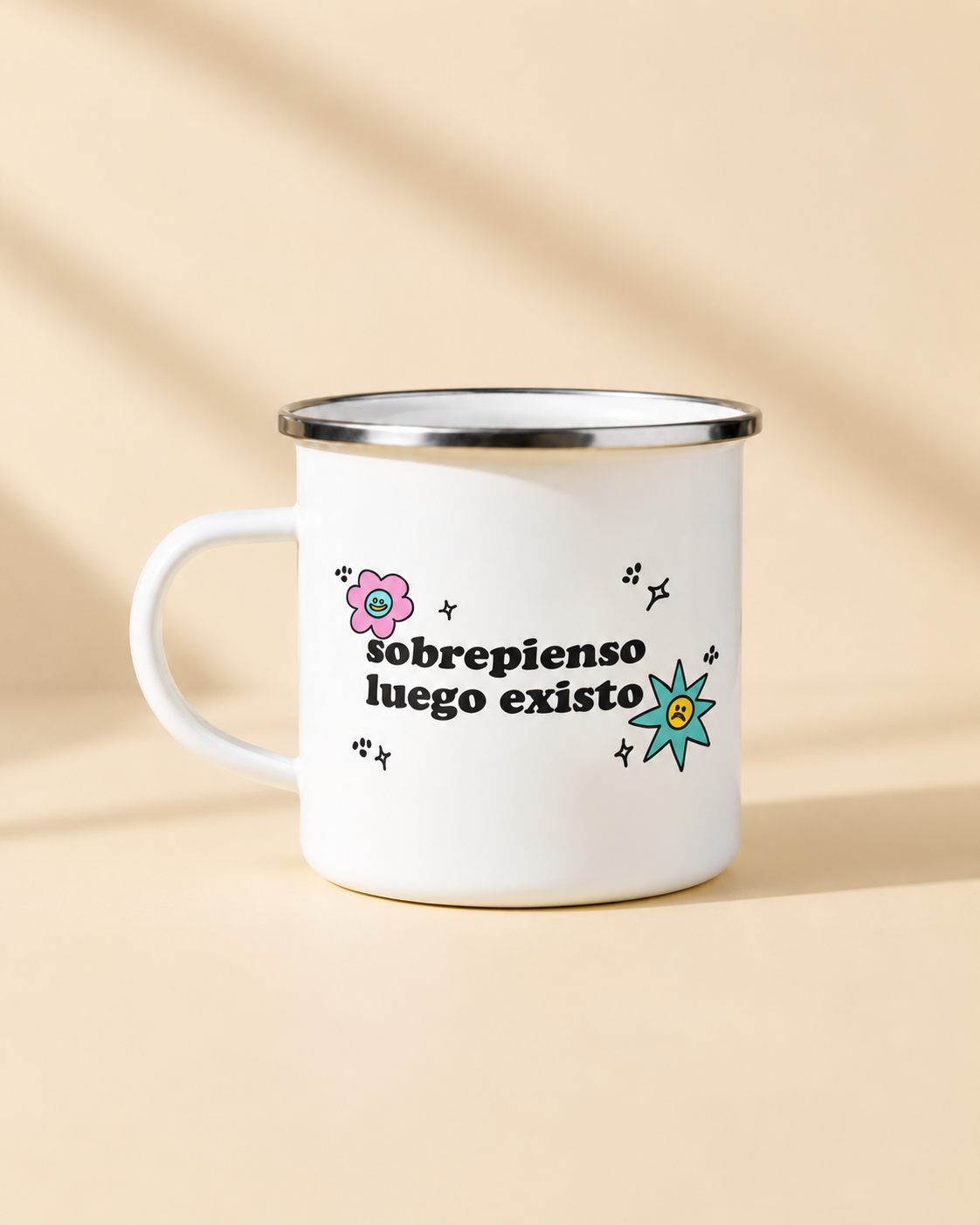 Taza "Sobrepienso luego existo"