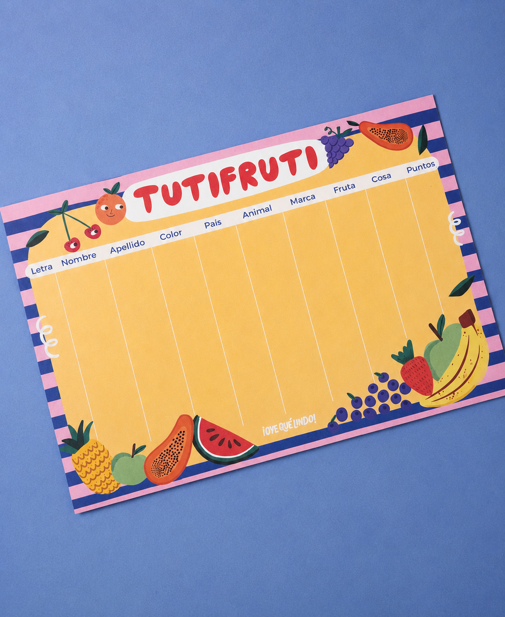 Tutifruti Ilustrado